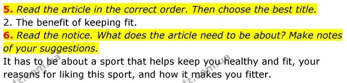 5. Read the article in the correct order. Then choose the best title. — ГДЗ робочий зошит Англійська мова 8 клас Гарет Джонс 2025