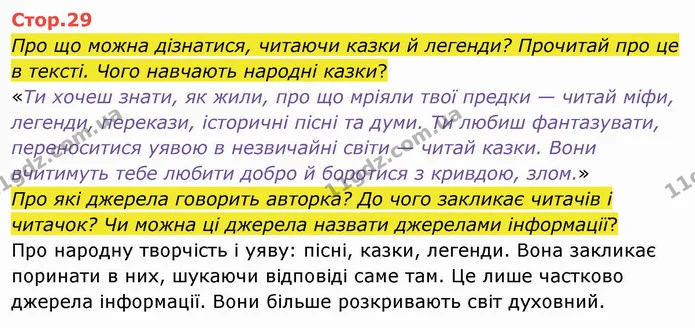 Знаю… Які види творів у розділі? — ГДЗ Українська мова та читання 4 клас Савченко