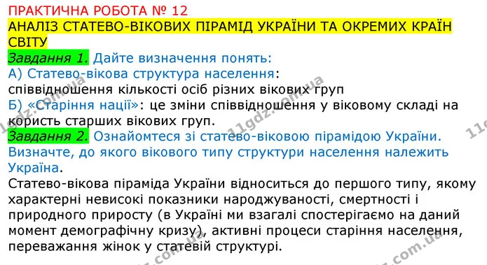 Пр.12 (1-2) — ГДЗ Зошит Географія 8 клас Топузов — ГДЗ Зошит Географія 8 клас Топузов