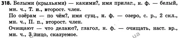 318 — ГДЗ Русский язык 4 класс Сильнова, Каневская 2015