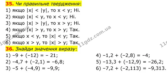 35-36 — ГДЗ Математика 6 клас Істер 2023 1-2 ч.