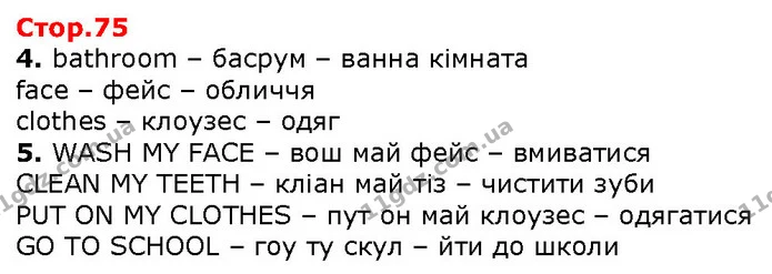 4. bathroom – басрум – ванна кімната — ГДЗ Англійська мова 2 клас Карпюк 2019