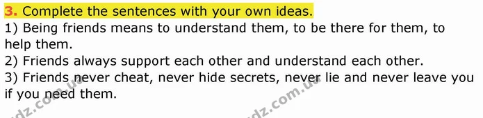 3. Complete the sentences with your own ideas. — ГДЗ Робочий зошит англійська мова 10 клас Ходаковська