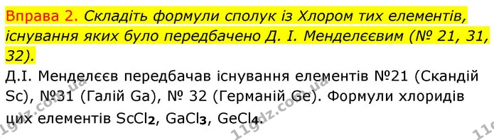 §16 Впр.2 — ГДЗ Хімія 8 клас Григорович 2021 — ГДЗ Хімія 8 клас Григорович 2021