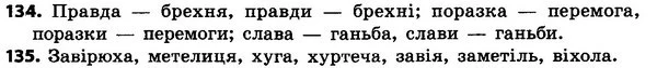134-135 — ГДЗ Українська мова 4 класс Гавриш, Маркотенко 2017