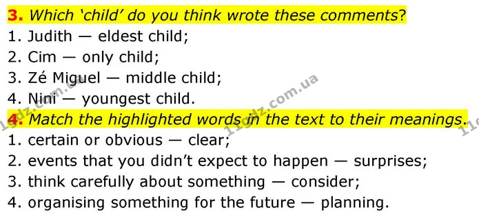 3. Which ‘child’ do you think wrote these comments? — ГДЗ робочий зошит Англійська мова 8 клас Гарет Джонс 2025