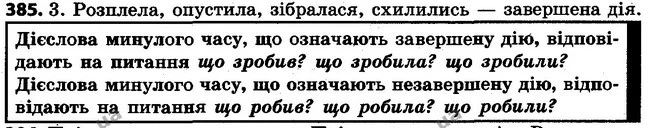 385 — ГДЗ Українська мова 4 клас Варзацька
