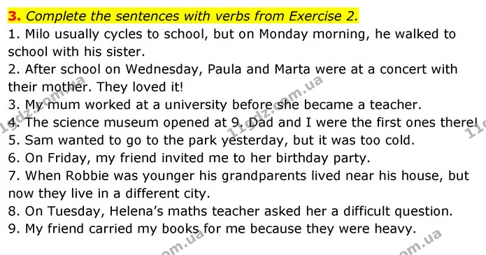 2. Write the past simple of the verbs. — ГДЗ Робочий зошит Англійська мова 5 клас Коста (prepare 5)