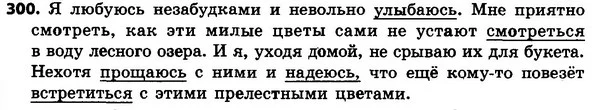 300 — ГДЗ Русский язык 4 класс Сильнова, Каневская 2015
