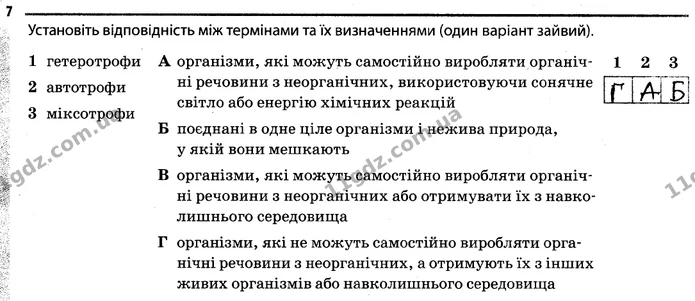 Стор. 59 — 7 — ГДЗ Робочий зошит Біологія 7 клас Задорожний — ГДЗ Робочий зошит Біологія 7 клас Задорожний