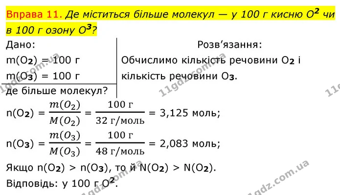 §23 Впр.11 — ГДЗ Хімія 8 клас Григорович 2021 — ГДЗ Хімія 8 клас Григорович 2021