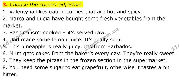3. Choose the correct adjective. — ГДЗ робочий зошит Англійська мова 8 клас Гарет Джонс 2025