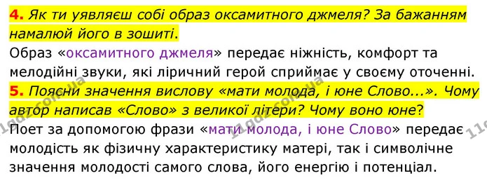 4. Як ти уявляєш собі образ оксамитного джмеля? За бажанням намалюй його в зошиті. — ГДЗ Українська література 6 клас Коваленко 2023