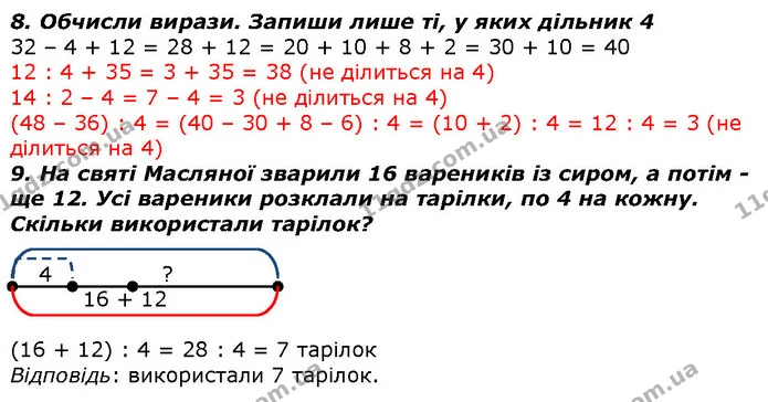 Стор. 95 — 8-9 — ГДЗ Математика 2 клас Лишенко — ГДЗ Математика 2 клас Лишенко