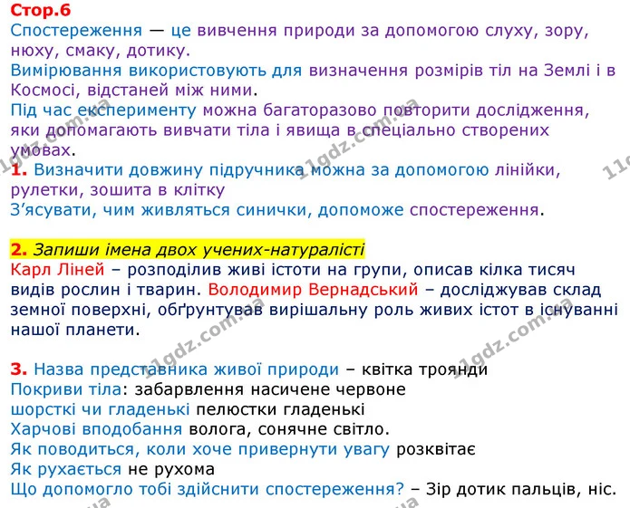 2. Запиши імена двох учених-натуралістів — ГДЗ Робочий зошит Природознавство 5 клас Коршевнюк