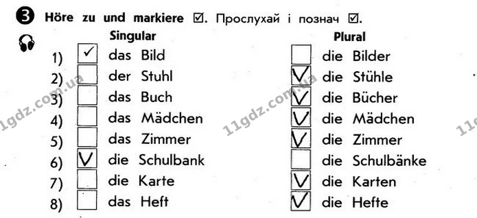 Стор. 38 — 3 — ГДЗ зошит Німецька мова 5 клас Сотникова 2018 — ГДЗ зошит Німецька мова 5 клас Сотникова 2018