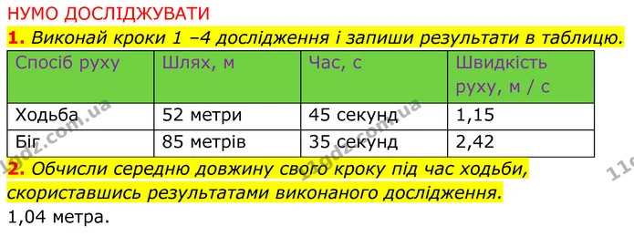 2. Скористайся інформацією рубрики «Пізнавальний калейдоскоп» на с. 64 та обчисли час, протягом якого черепаха подолає шлях довжиною 10 — ГДЗ робочий зошит Пізнаємо природу 5 клас Коршевнюк