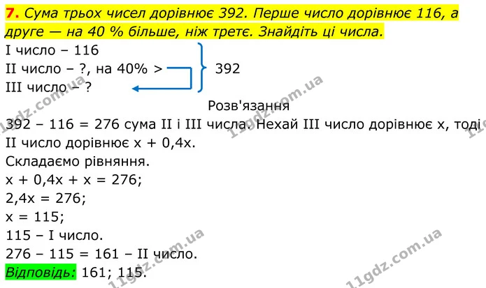 7 — ГДЗ Алгебра 7 клас Тарасенкова 2024