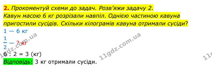 2. Прокоментуй схеми до задач. Розв’яжи задачу 2. — ГДЗ Математика 3 клас Скворцова 1-2 ч.