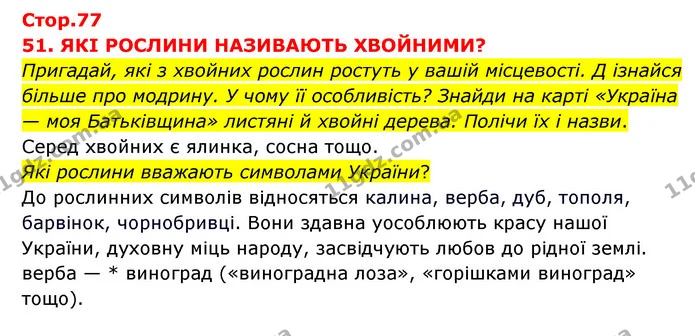 Пригадай, які з хвойних рослин ростуть у вашій місцевості. Д ізнайся більше про модрину. У чому її особливість? Знайди на карті — ГДЗ Я досліджую світ 3 клас Грущинська (1 частина)