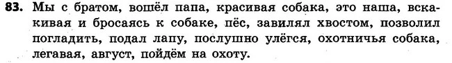 83 — ГДЗ Русский язык 4 класс Самонова, Стативка 2015