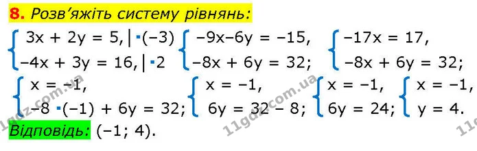 8 — ГДЗ Алгебра 7 клас Істер 2024