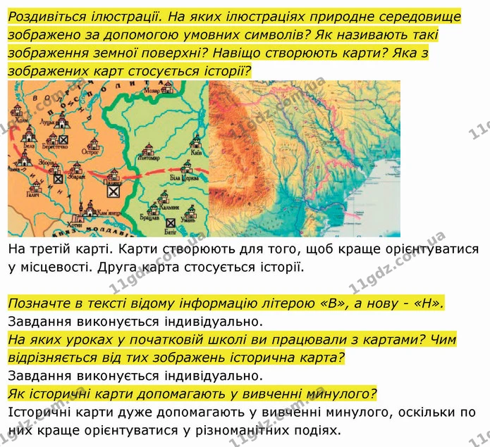 У чому виявляється вміння користуватися історичною картою? — частина 2 — ГДЗ Вступ до історії України 5 клас Власов