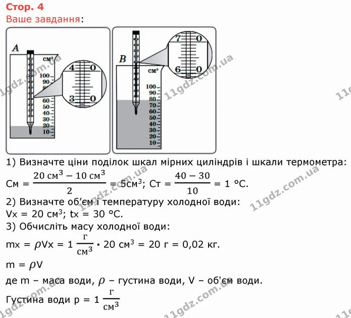 Стор. 4 — частина 1 — ГДЗ Зошит лабораторні Фізика 8 клас Божинова