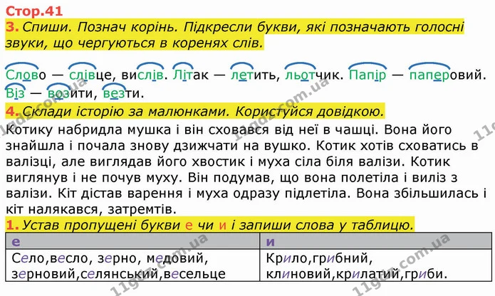 14. Прочитай. У якій послідовності потрібно розташувати частини, щоб вийшов текст? Пронумеруй їх. Обведи різними кольорами зачин — ГДЗ Робочий зошит Українська мова та читання 3 клас Большакова