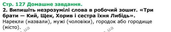 Стор. 127 — Стр.127 Дз — ГДЗ Українська література 5 клас Авраменко 2018 — ГДЗ Українська література 5 клас Авраменко 2018