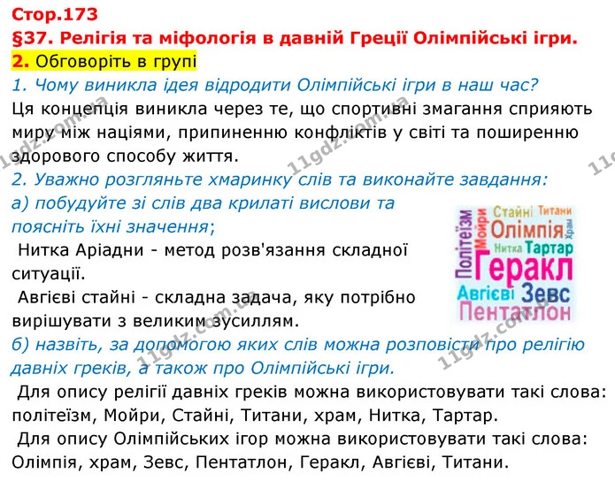 2. Обговоріть в групі — Історія України Всесвітня історія 6 клас Щупак