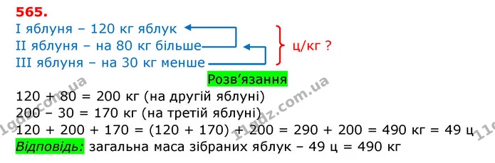 565. Поясни обчислення. — ГДЗ Математика 3 клас Заїка 1-2 ч.