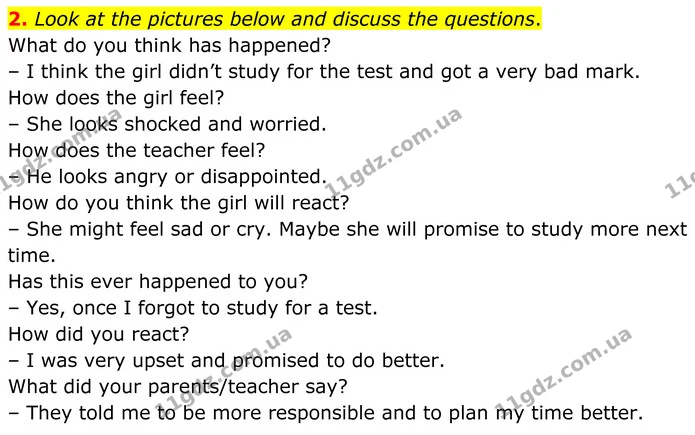 2. Look at the pictures below and discuss the questions. — ГДЗ Англійська мова 8 клас Мітчелл