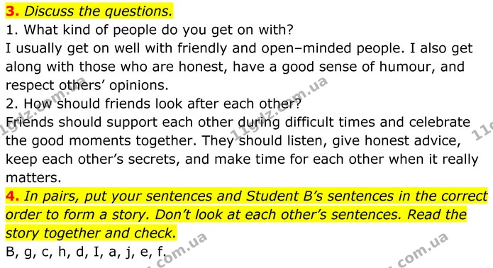 3. Discuss the questions. — ГДЗ Англійська мова 8 клас Стайрінг (Prepare)