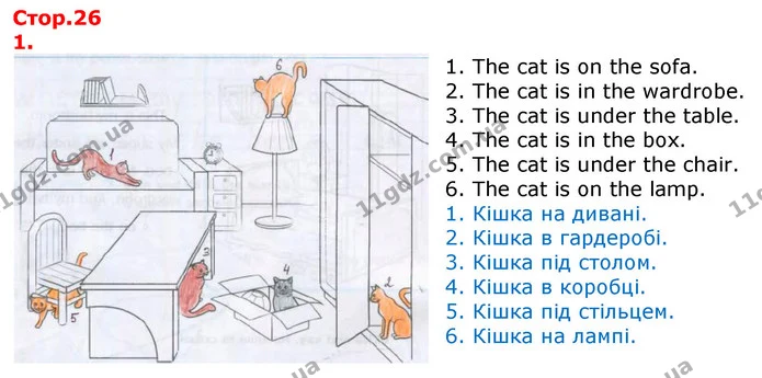 1. — ГДЗ Робочий зошит Англійська мова 2 клас Косован (Мітчелл)