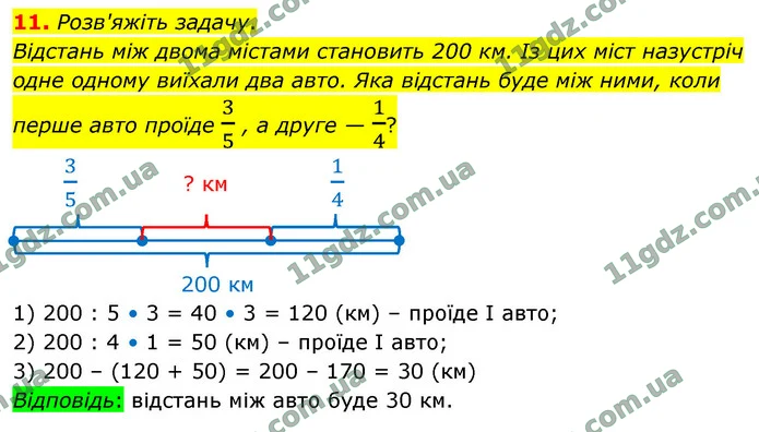 11. Розв'яжіть задачу. — ГДЗ Математика 4 клас Логачевська 1-2 ч. 2021