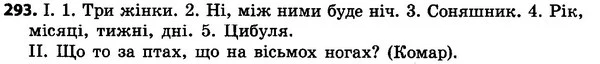 293 — ГДЗ Українська мова 4 класс Гавриш, Маркотенко 2017