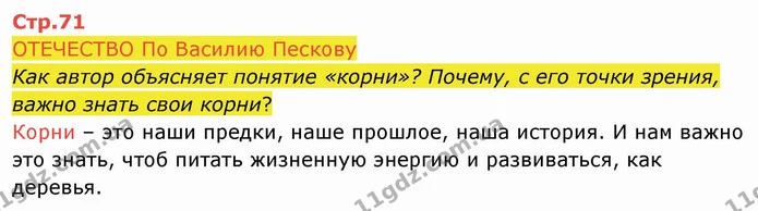 ОТЕЧЕСТВО По Василию Пескову — ГДЗ Русский язык и чтение 4 класс Лапшина 2 ч.