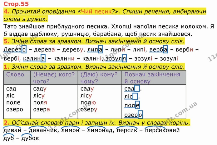 4. Прочитай оповідання «Чий песик?». Спиши речення, вибираючи слова з дужок. — ГДЗ Робочий зошит Українська мова 2 клас Большакова 1 ч. - 2 ч.