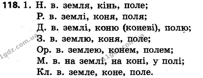 118 — ГДЗ Українська мова 4 клас Варзацька