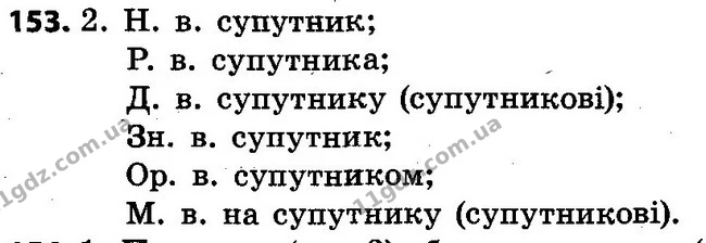 153 — ГДЗ Українська мова 4 клас Варзацька