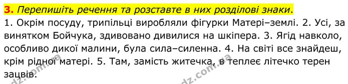 3. Перепишіть речення та розставте в них розділові знаки. — ГДЗ Українська мова 8 клас Авраменко