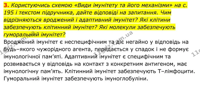 Стор. 197 — 2 — ГДЗ Біологія 8 клас Тагліна — ГДЗ Біологія 8 клас Тагліна