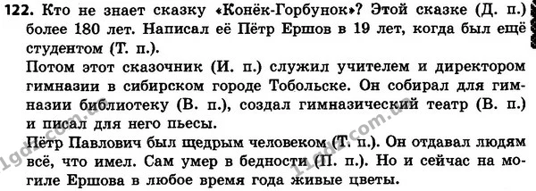 122 — ГДЗ Русский язык 4 класс Сильнова, Каневская 2015