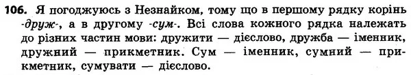 106 — ГДЗ Українська мова 4 класс Хорошковська, Воскресенська 2015
