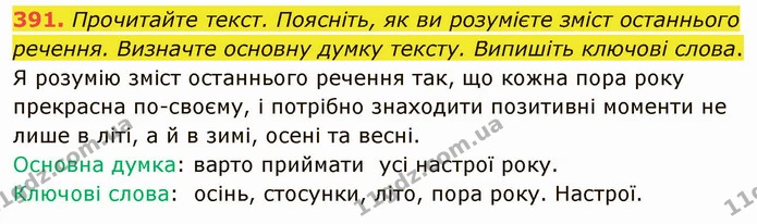 391. Напишіть есе на одну з тем. — ГДЗ Українська мова 5 клас Голуб