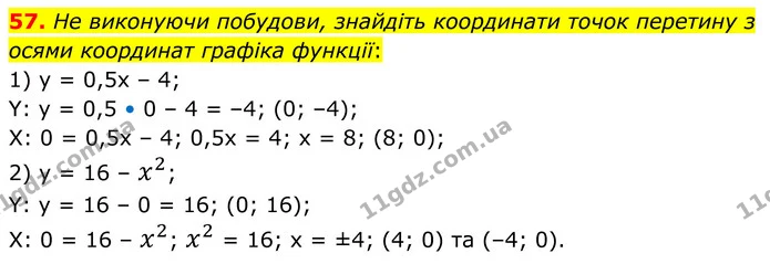 57 — ГДЗ Алгебра 8 клас Істер