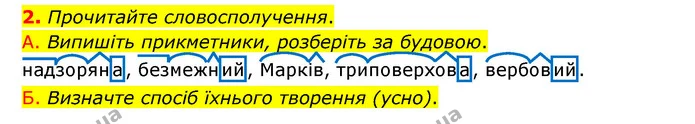 2. Прочитайте словосполучення. — ГДЗ Українська мова 6 клас Авраменко
