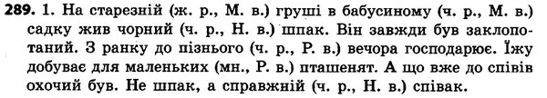 289 — ГДЗ Українська мова 4 класс Гавриш, Маркотенко 2017