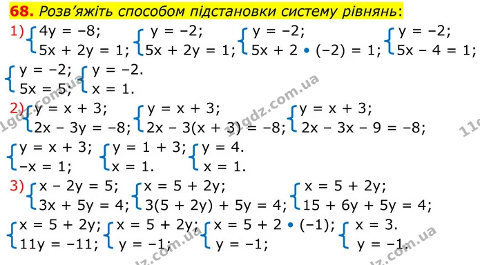 68 — ГДЗ Алгебра 8 клас Істер